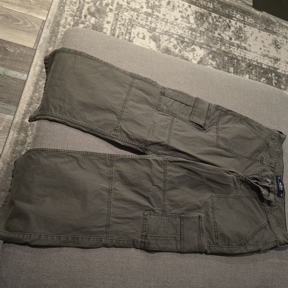Hollister Womens Khaki Cargo Pants